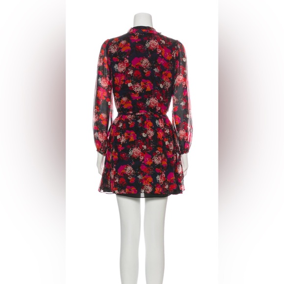 SALONI SILK MINI DRESS 2 | XS - Picture 3 of 6